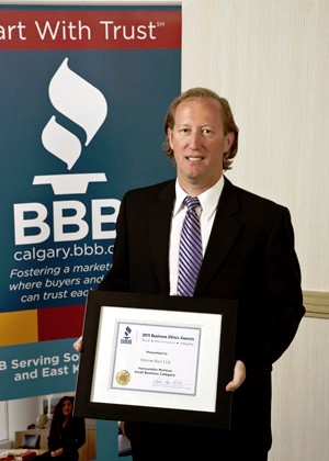 BBB Ethics Award Calgary